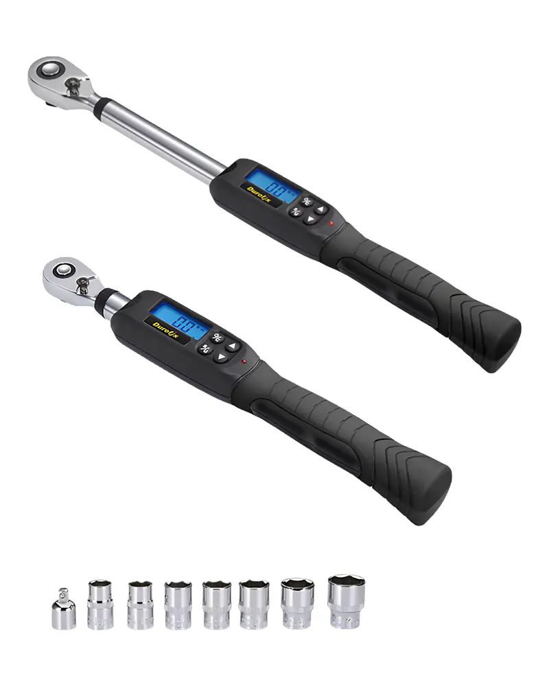 Durofix Rm601-34 Heavy-Duty Digital Torque Wrench Set: 3/8" & 1/2" Dual-Drive Combo 1