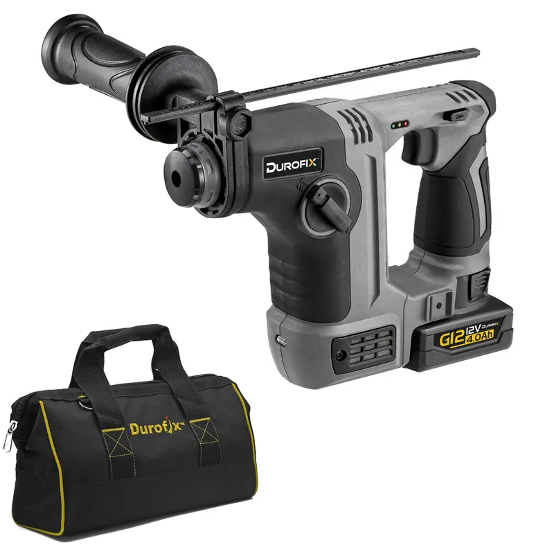 Durofix Ry1204-Pg G12 Brushless Compact Rotary Hammer Drill With 4.0Ah Battery 1
