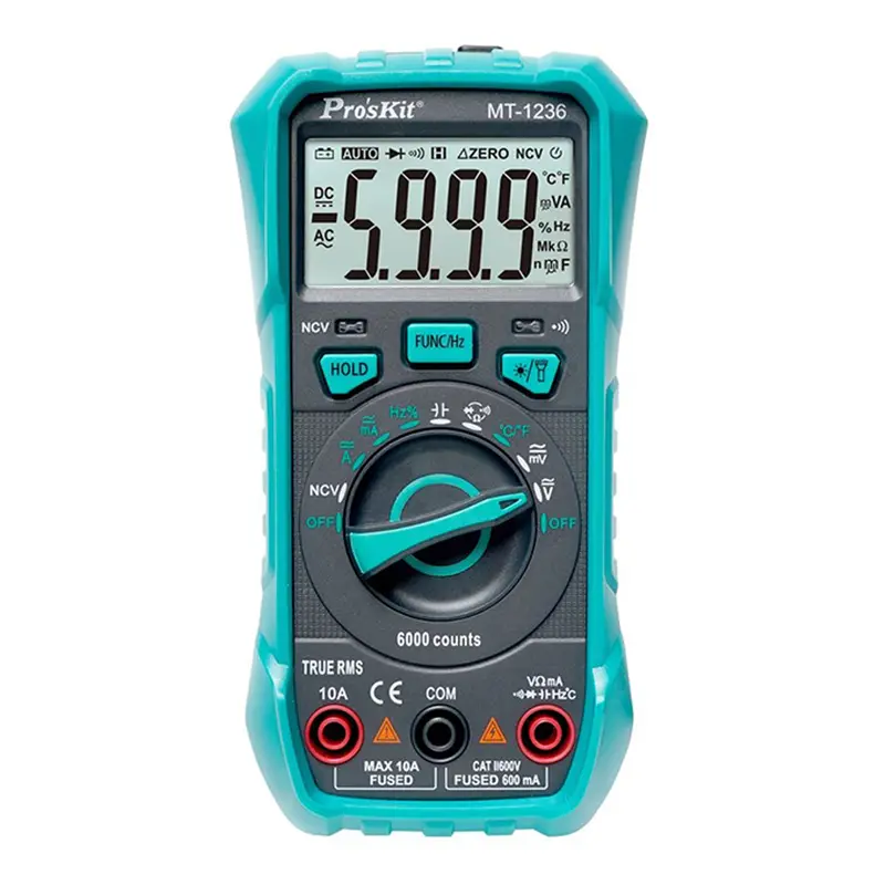 Eclipse Tools Mt-1236 True-Rms Digital Multimeter – Compact 3-5/6-Inch Design 1