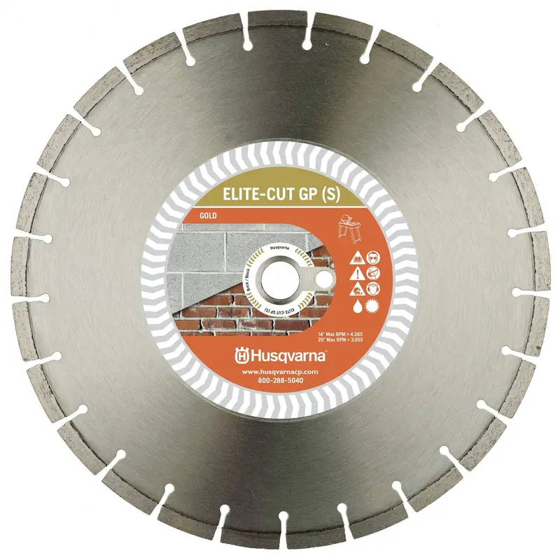 Elite-Cut Silent Core Husqvarna Masonry Diamond Blade 1