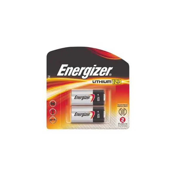 Energizer 123 Lithium Battery Pack – Two 3V Cells 1