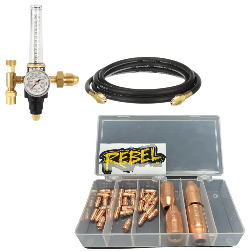 Esab Rebel 205 Regulator And Consumables Combo Kit - Bgwreg-Cons 1