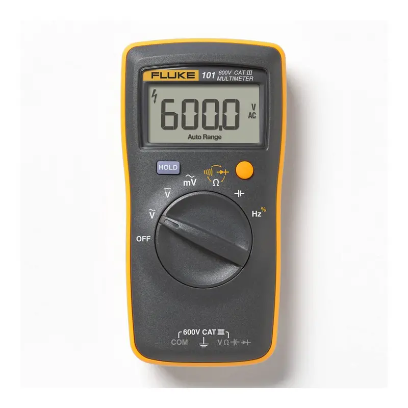 Fluke 101 Esp Cat Iii 600V Digital Multimeter For Professional Electrical Testing 1