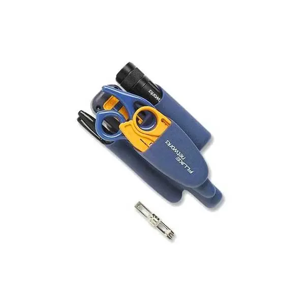 Fluke Networks Is60 Pro-Tool Kit: Includes Impact Tool, Heavy-Duty Strippers, Led Light, Sharpie, And More 1