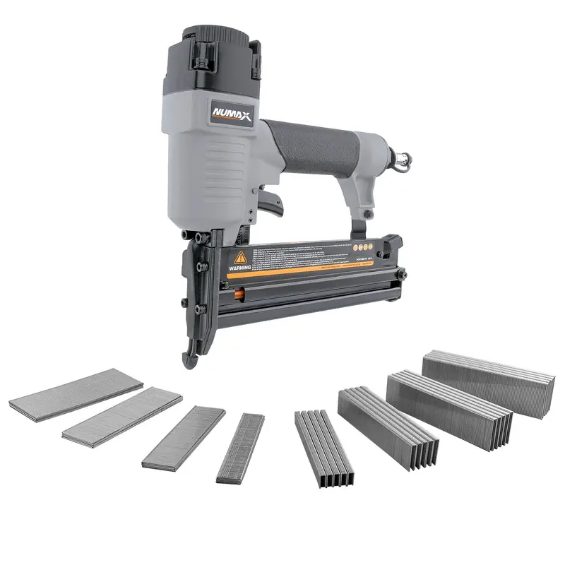 Freeman Pneumatic 2-In-1 18-Gauge Brad Nailer/Stapler Kit With Fasteners Included 1