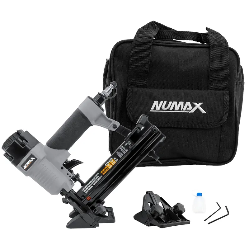 Freeman Pneumatic 4-In-1 Mini Flooring Nailer/Stapler – 18G, 1-5/8" Capacity 1