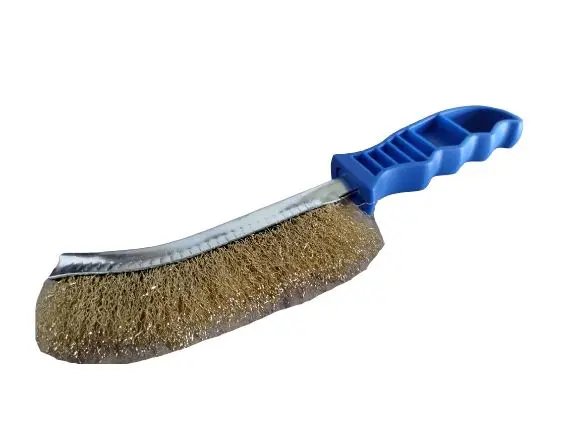 Gold-Plated Hand Wire Brush Knife – 10-Inch Wb4-10G For Rust And Paint Removal 1