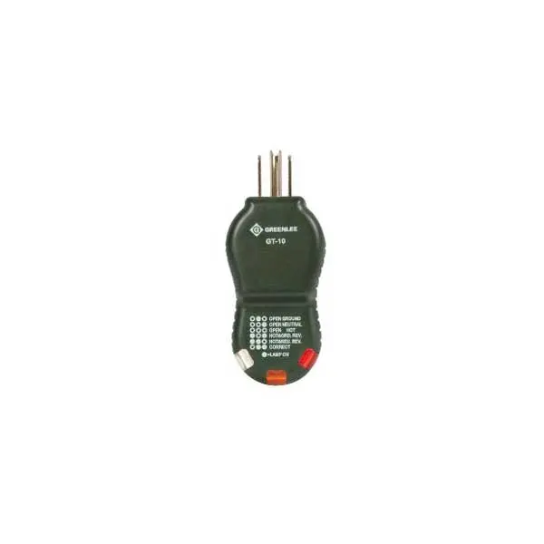 Greenlee Receptacle And Circuit Tester For Quick Electrical Diagnostics 1