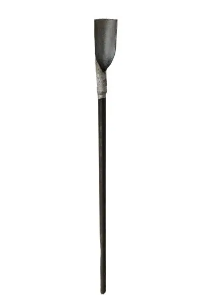 Half-Round Mud Scraper With 5-Foot Steel Pipe Handle | Mud-Csshr5 1