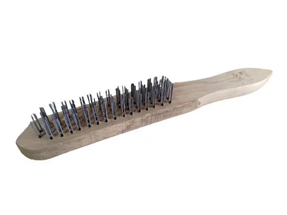 Handheld Steel Wire Brush – #104 Stiff Bristle Design (Wb4-104) 1