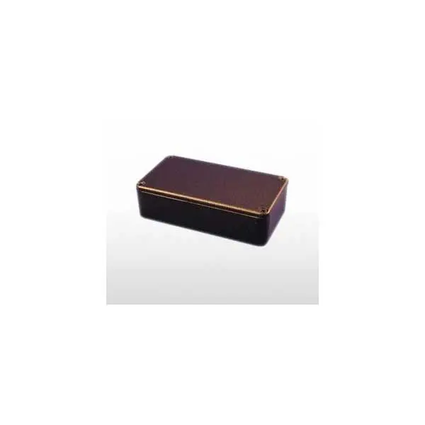 Heavy-Duty Black Diecast Aluminum Enclosure (7.38" × 7.38" × 2.48") 1