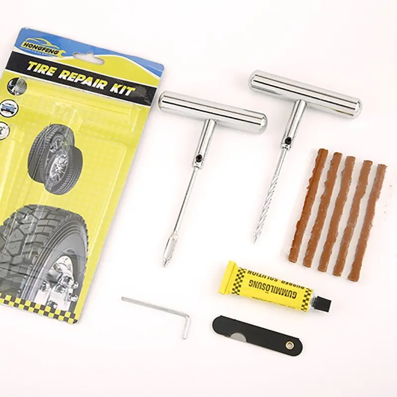 Hongfen Heavy-Duty Tire Repair Kit – Comprehensive Puncture Fix Set 1