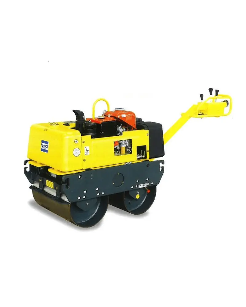 Hoppt Rol650Dk Double Drum Roller – 650 Kg, Kubota Water-Cooled Diesel Engine (Japan-Made) 1