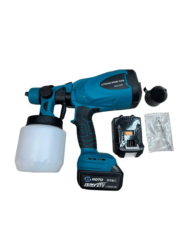 Hoto Cx33 Cordless Battery Spray Gun – 18V With Dual Batteries & Charger | Sge-Cx33 1