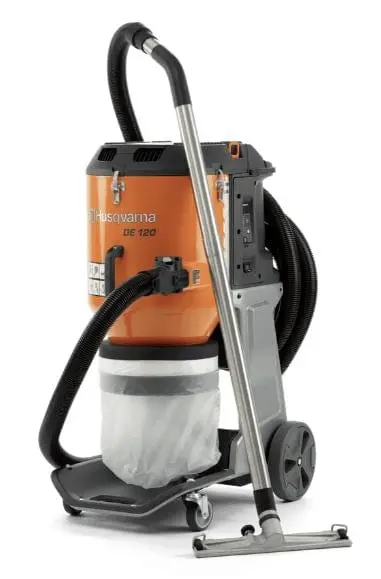 Husqvarna De120 Hepa Dust Extractor – 120V Industrial Vacuum 1