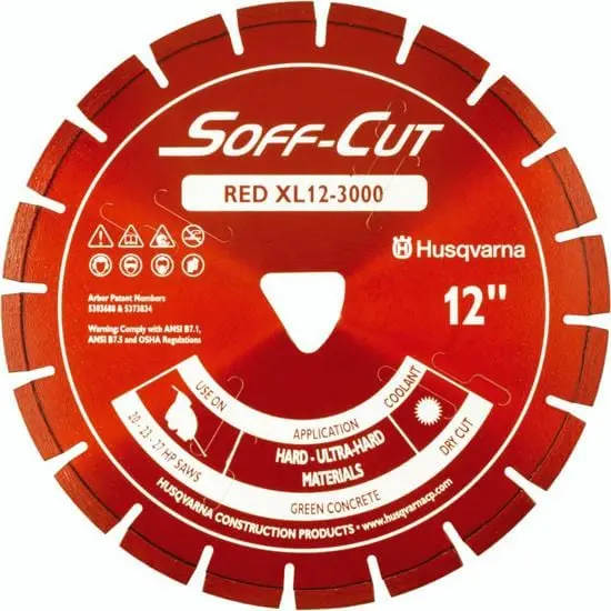 Husqvarna Soff-Cut Excel 3000 Red Series Diamond Blade 1
