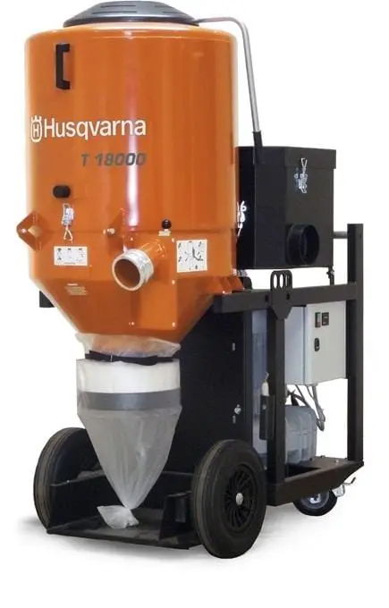 Husqvarna T18000 480V Hepa Dust Extraction Vacuum – Industrial Capacity 1