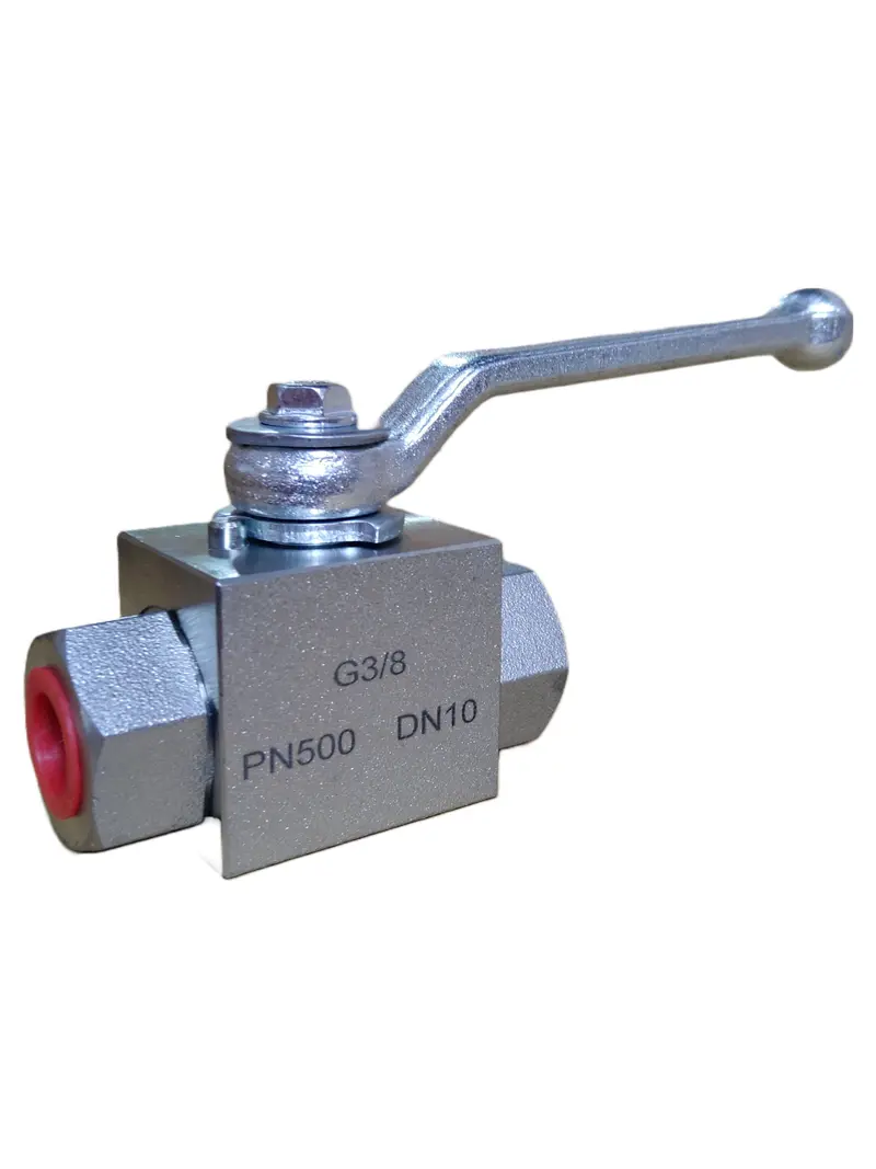 Hydraulic Ball Valve – 3/8" Bspt Female Thread, Pu Machine Compatible 1