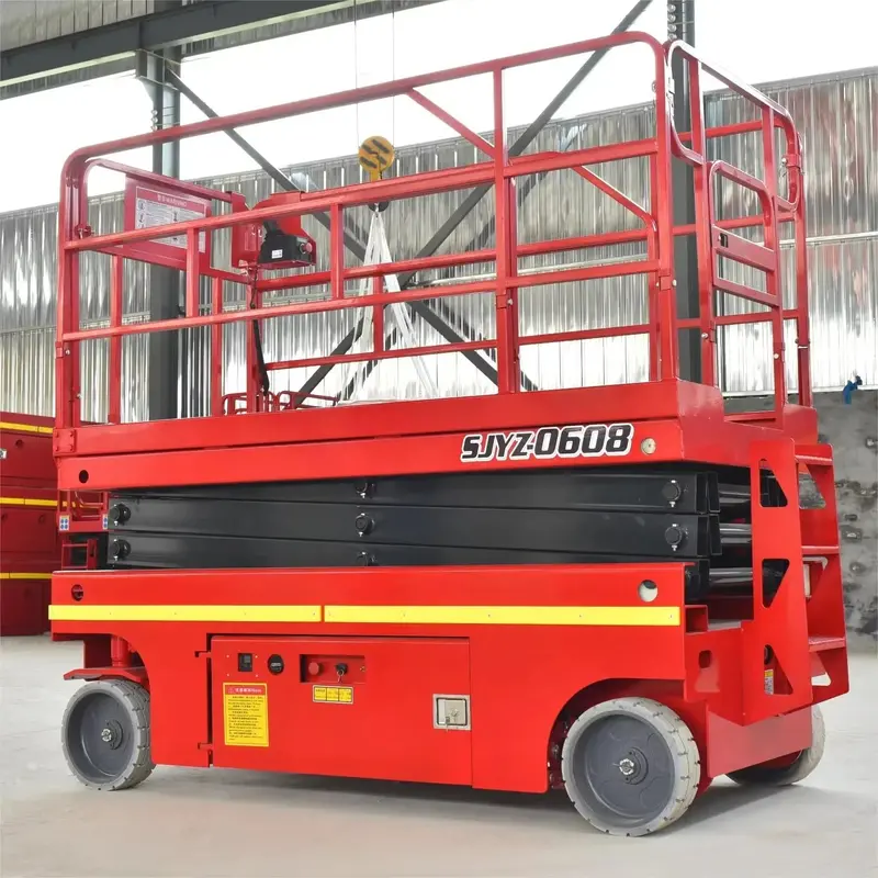 Hydraulic Scissor Lift Platform – 6M Stand Height, 8M Working Reach (Pt-Sjyz0608) 1