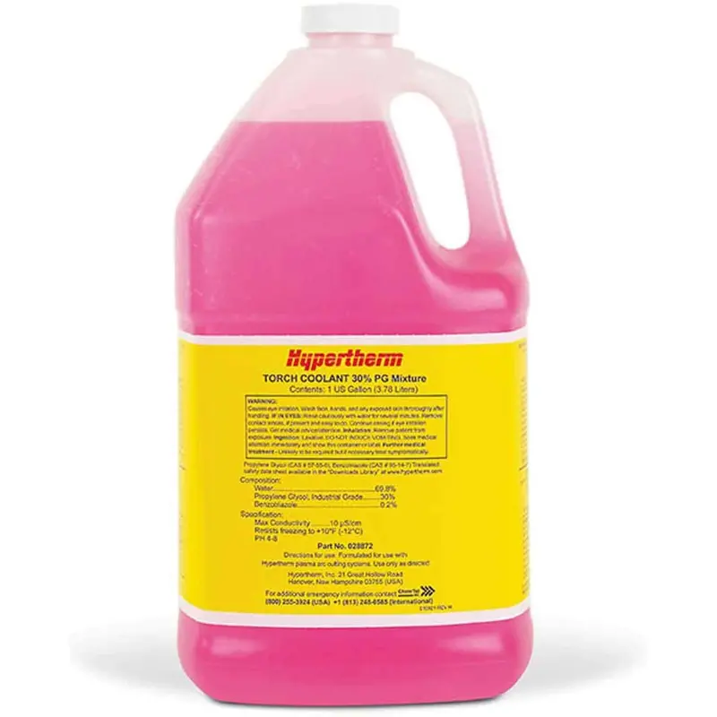 Hypertherm 100% Propylene Glycol Coolant Solution – 1-Gallon Container – Part #028873 1