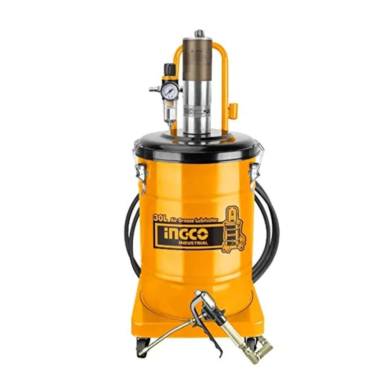 Ingco Agl02301 30L Air Grease Lubricator – High-Pressure System (400 Bar), 850G/Min Flow Rate 1