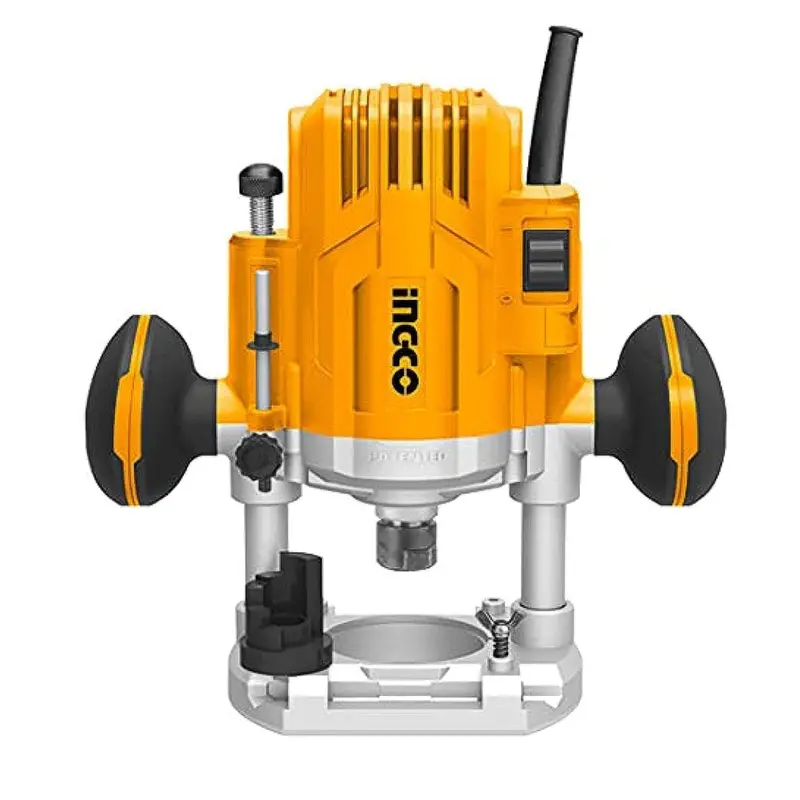 Ingco Rt160028 1600W Plunge Router – Versatile Collet System (6/8/12Mm), Precision Woodworking Tool 1