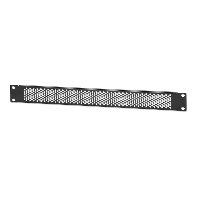 Intellinet 1Ru Vented Blank Panel — 19-Inch Rack Mount, Matte Black 1