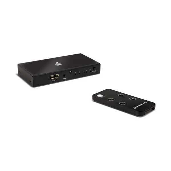 Iogear 4-Input Hdmi Switch – 8K Ultra Hd Compatible With Hdr Support (Ghdsw8K4) 1