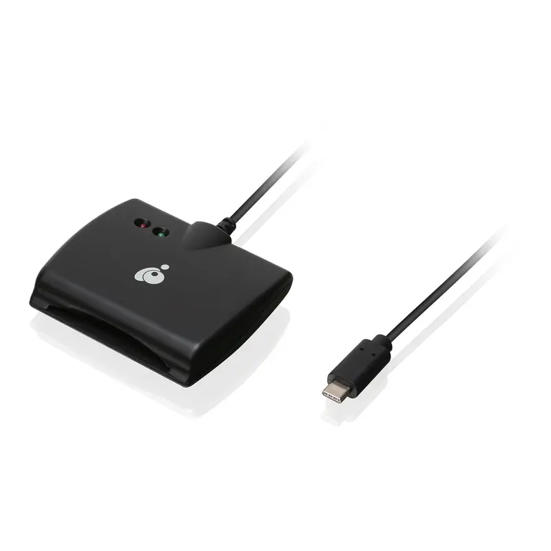 Iogear Gsr205 Usb-C Smart Card Reader Supporting Cac And Piv Authentication 1