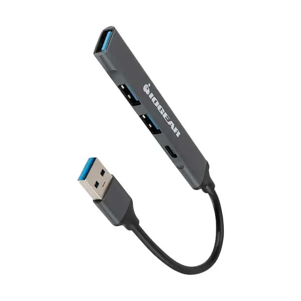 Iogear Guh304C 4-Port Usb-A Hub – Usb-C Powered, 5Gbps Data Transfer Speed 1