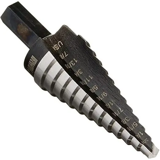 Irwin #4 Unibit Step Drill Bit – 3/16" To 7/8" Variable Diameter 1