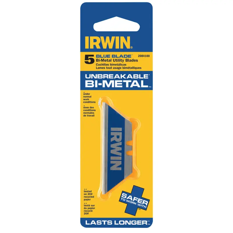 Irwin Bi-Metal Utility Blades – 20-Blade Bulk Pack 1