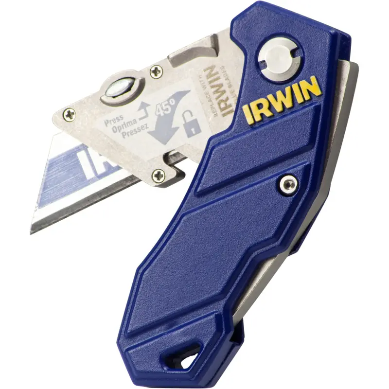 Irwin Folding Utility Knife With Locking Mechanism And Integrated Wire Stripper – Model 2089100 1