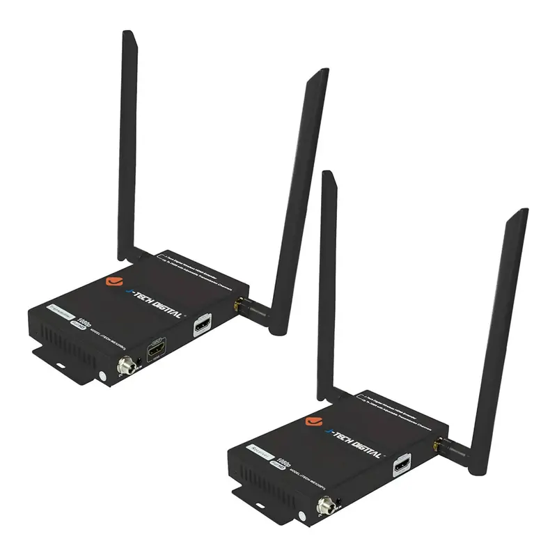 J-Tech Digital Jtech-Wex200V3 1X2 Wireless Hdmi Extender Kit – 1080P, Low-Latency Streaming 1