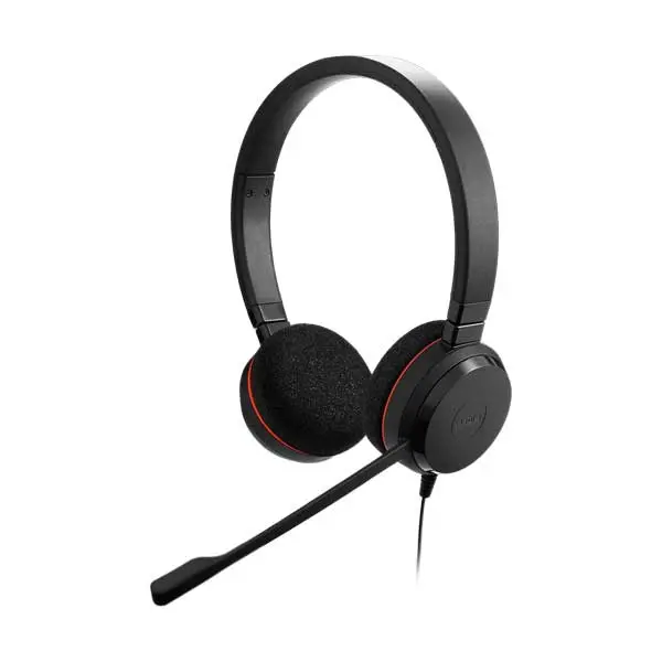 Jabra Evolve 20 Uc Stereo Headset – Usb Plug-And-Play, Noise-Cancelling Microphone, Comfort-Focused Design 1