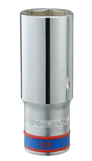 King Tony 6-Point 1/2-Inch Drive Deep Metric Socket – Heavy-Duty Design (Model 4235) 1
