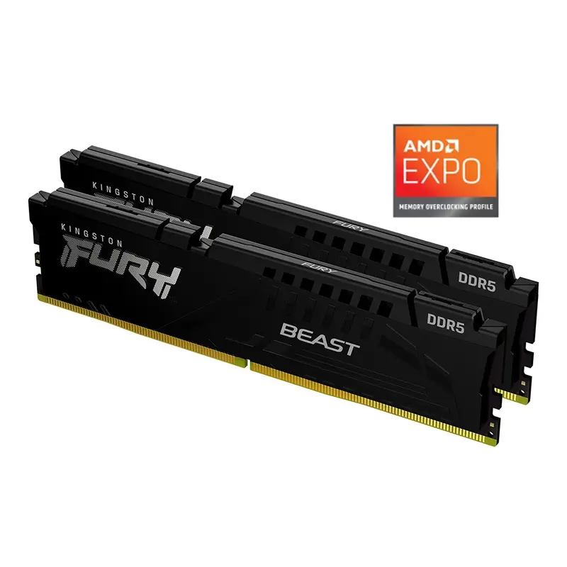 Kingston Fury Beast Ddr5 32Gb (2×16Gb) 5600Mt/S Cl36 Desktop Memory Kit 1
