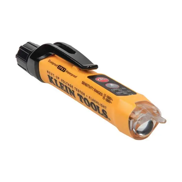 Klein Ncvt-3P Non-Contact Voltage Tester: 12V–1000V Dual Range With Built-In Flashlight 1