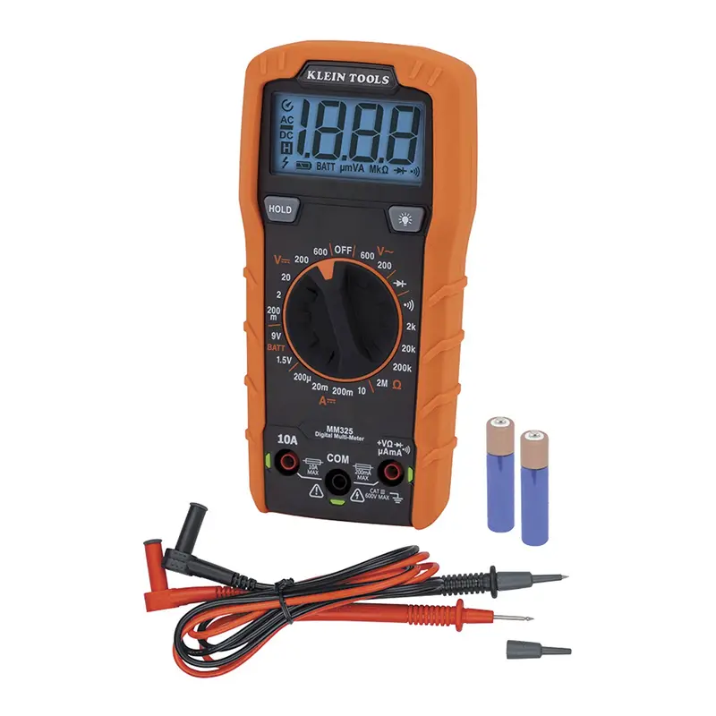 Klein Tools Mm325 600V Manual-Ranging Digital Multimeter 1