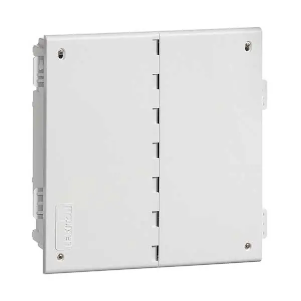 Leviton 49605-140 14-Inch White Ventilated Wireless Structured Media Enclosure 1