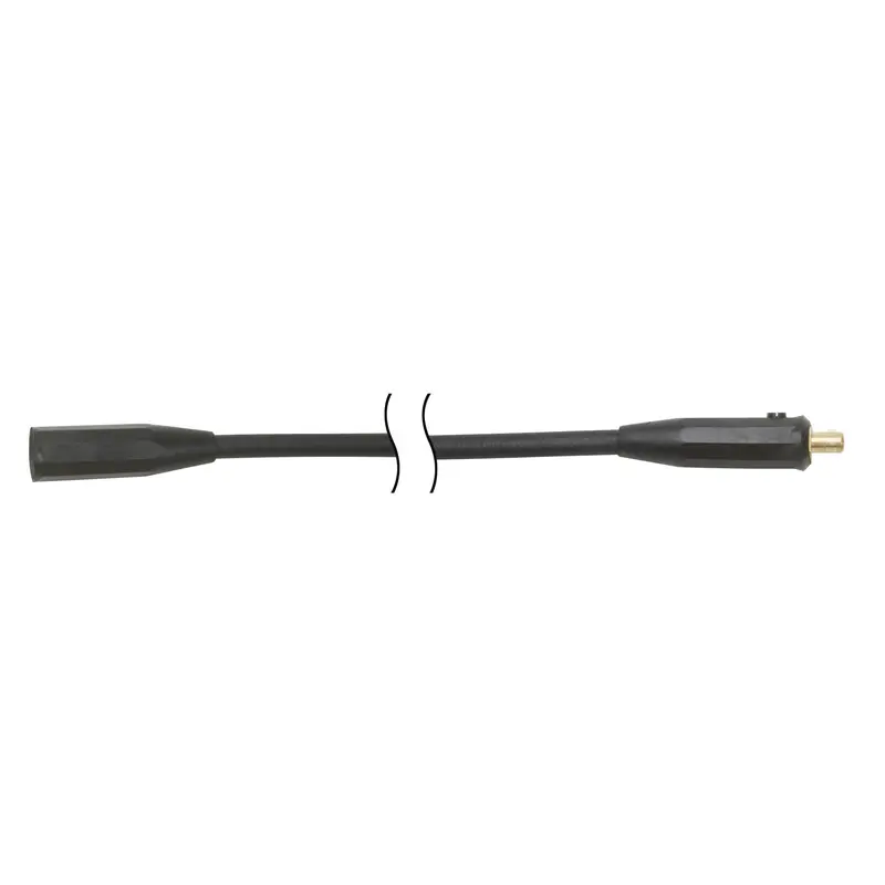 Lincoln 1/0 Power Cable — 25 Ft, Twist-Mate To Twist-Mate, 350A, 60% Duty (K1841-25) 1