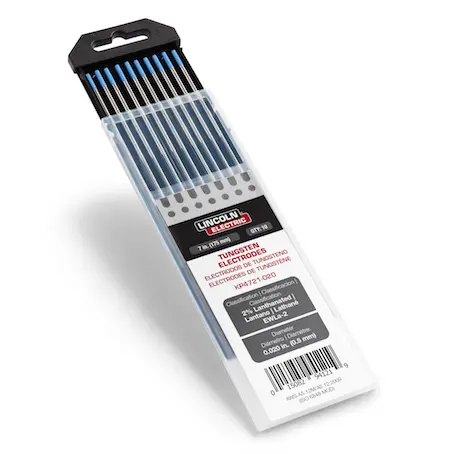 Lincoln 2% Lanthanated Tungsten Electrodes (10-Pack) - Kp4721 1