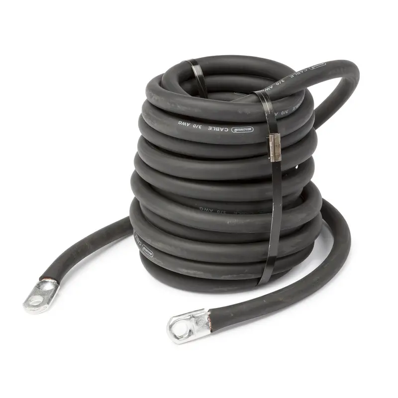 Lincoln 4/0 Power Cable — 110 Ft, Lug-To-Lug, 600A, 60% Duty (K1842-110) 1