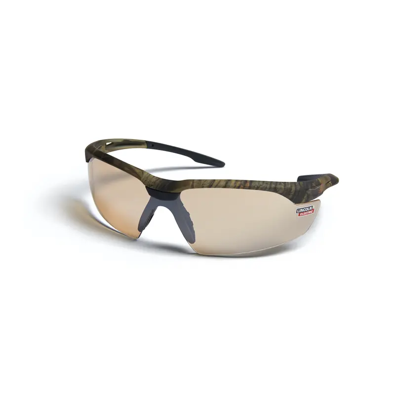Lincoln Axilux Camo Safety Glasses Featuring Fog-Free, Durable Lenses (K4677-1) 1