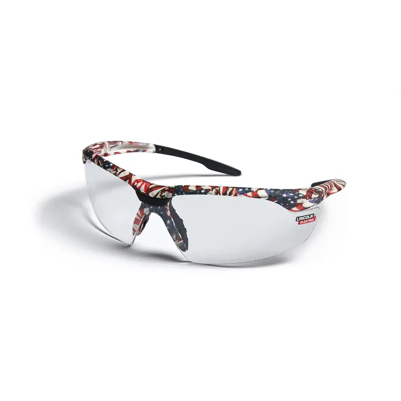 Lincoln Axilux Usa Camo Safety Glasses With Anti-Fog & Scratch-Resistant Lenses (K4676-1) 1