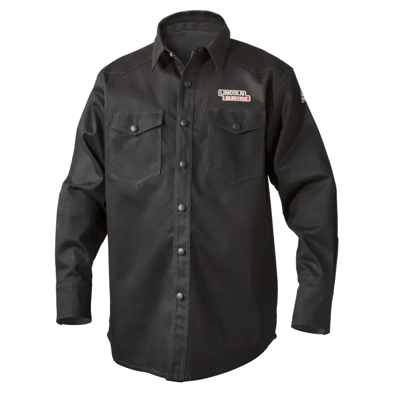 Lincoln Flame-Resistant Black Welding Shirt – K3113 1