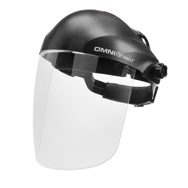 Lincoln Omnishield Clear Face Shield – Dual-Coated Anti-Fog & Scratch-Resistant Lens (K3752-1) 1