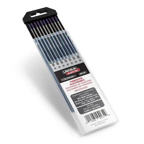 Lincoln Wx Multi-Oxide Tungsten Electrodes (10-Pack) - Kp4723 1