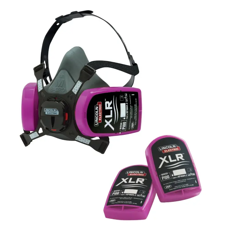 Lincoln Xlr P100 Half-Face Respirator Starter Bundle 1