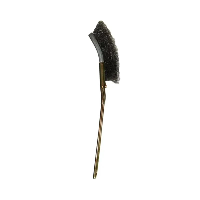 Lion Stainless Steel Wire Brush – Bent Handle, Stiff Bristles 1